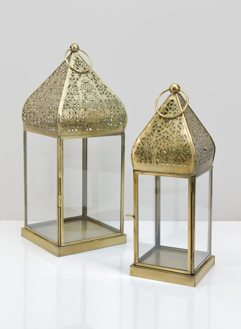 10.25in Tall Ardeshir Lantern Decor Jamaligarden