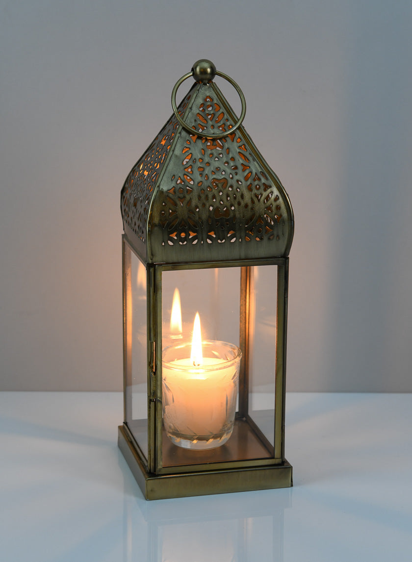10.25in Tall Ardeshir Lantern Decor Jamaligarden