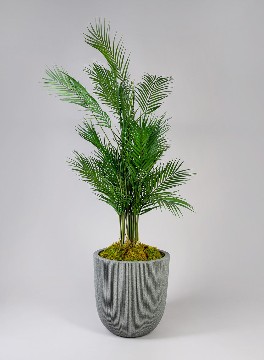 Nordic Gray Real Look PVC Light Weight Planter Decor Jamaligarden