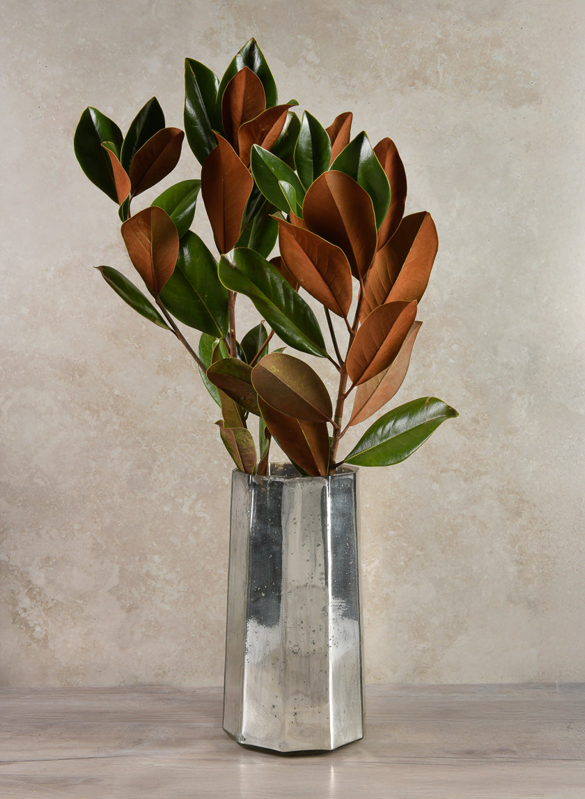 12in Tall Obelisk Deco Glass Vase Decor Jamaligarden