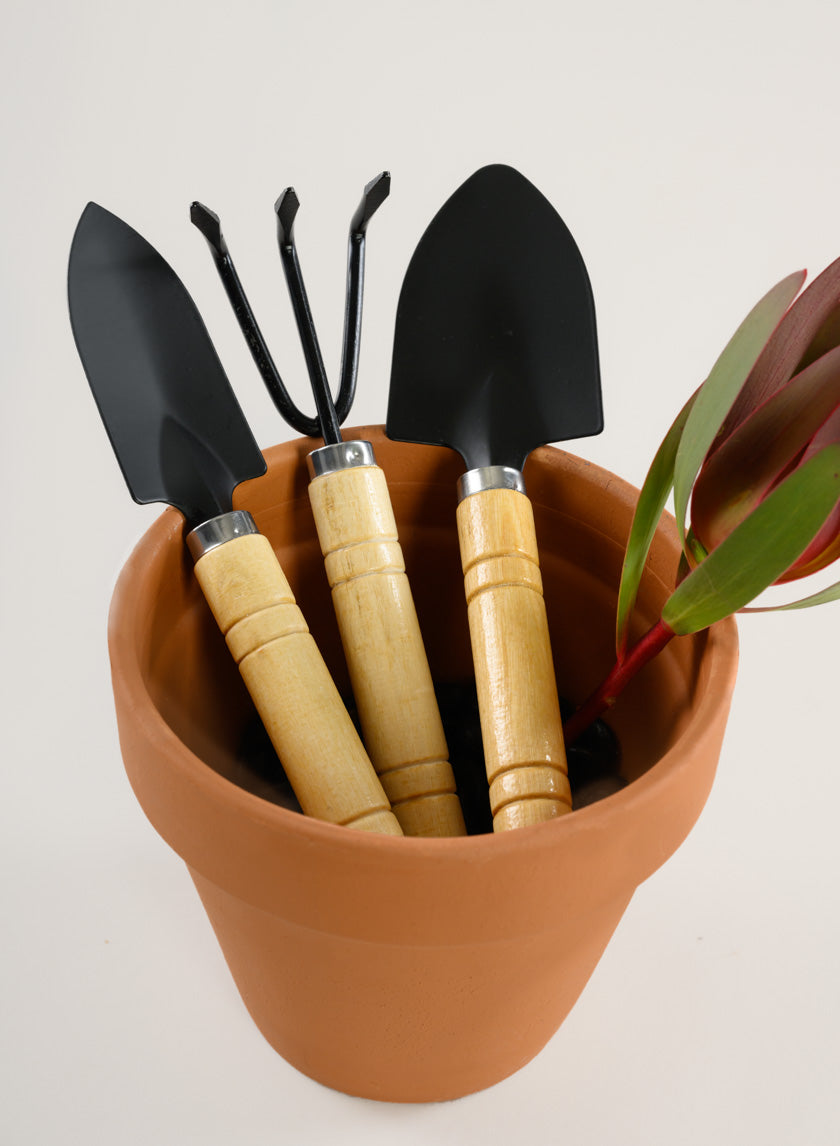 Wood Handle Mini Tool Kit Decor Jamaligarden