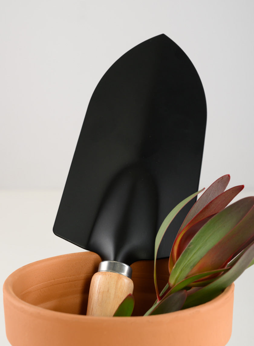 Wood Handle Tranplanter and Trowel Decor Jamaligarden