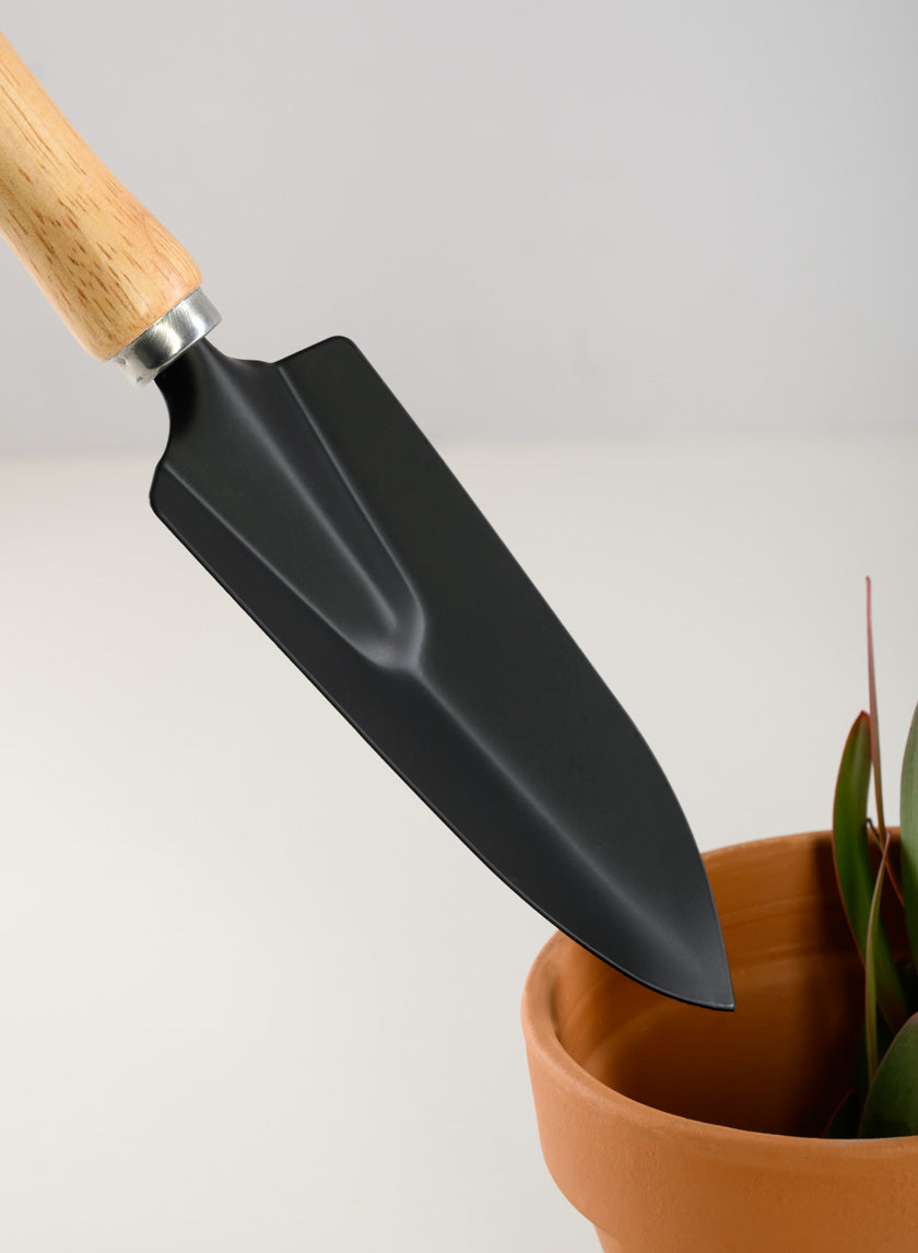 Wood Handle Tranplanter and Trowel Decor Jamaligarden