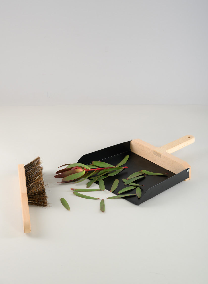 Dust Pan &amp; Brush Set - With Magnets Decor Jamaligarden