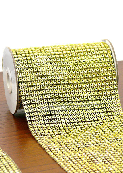 8ft Gold Diamond Bead Ribbons Decor Jamaligarden