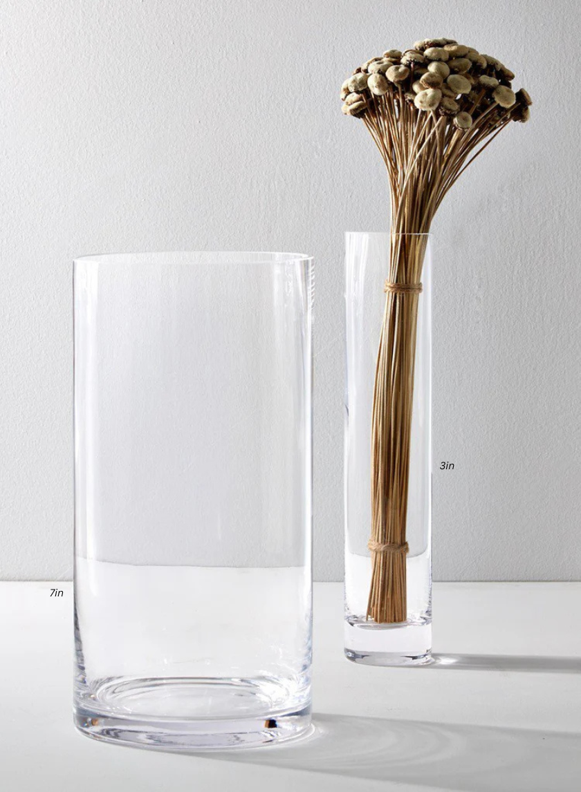 Simple Clear Glass Vases Decor Jamaligarden