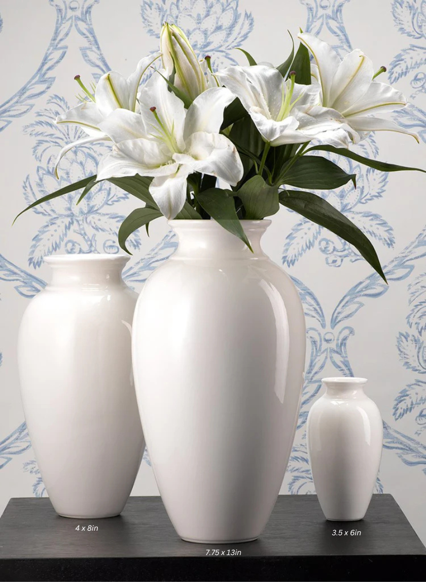 Porcelain Ginger Vase Decor Jamaligarden
