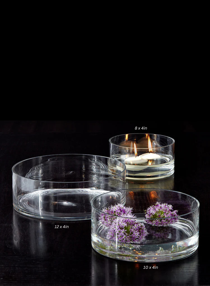 Floating Candle Glass Bowls Decor Jamaligarden