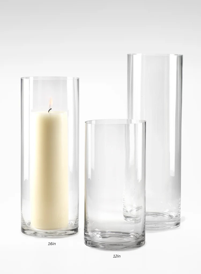 Glass Cylinder Vase Decor Jamaligarden