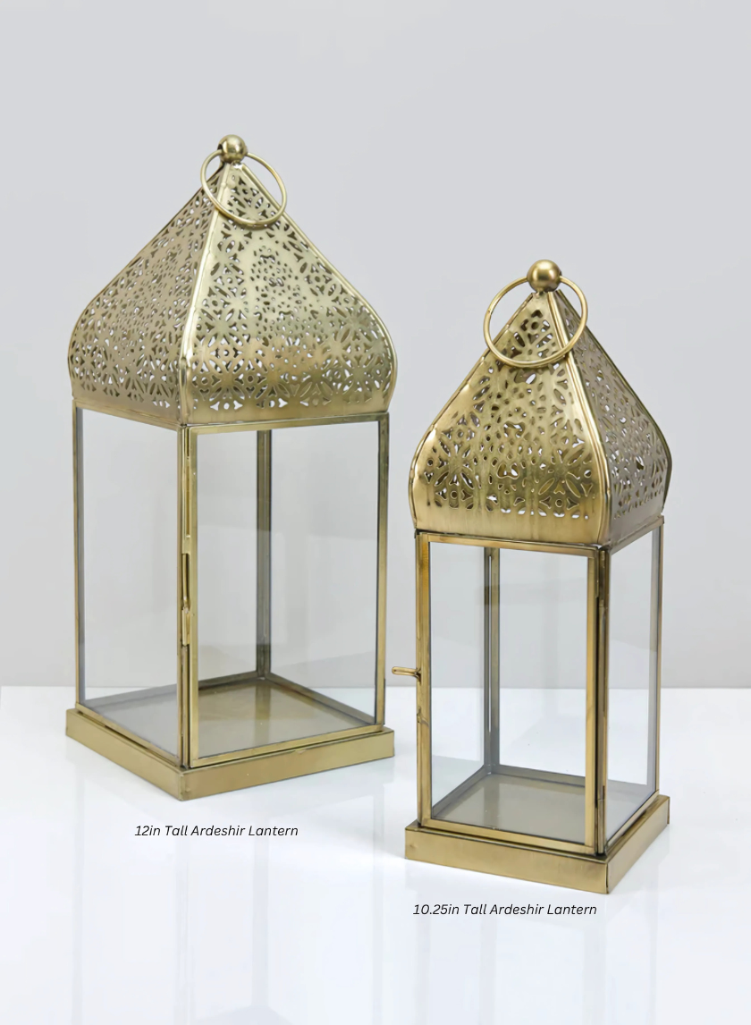 12in Tall Ardeshir Lantern Decor Jamaligarden