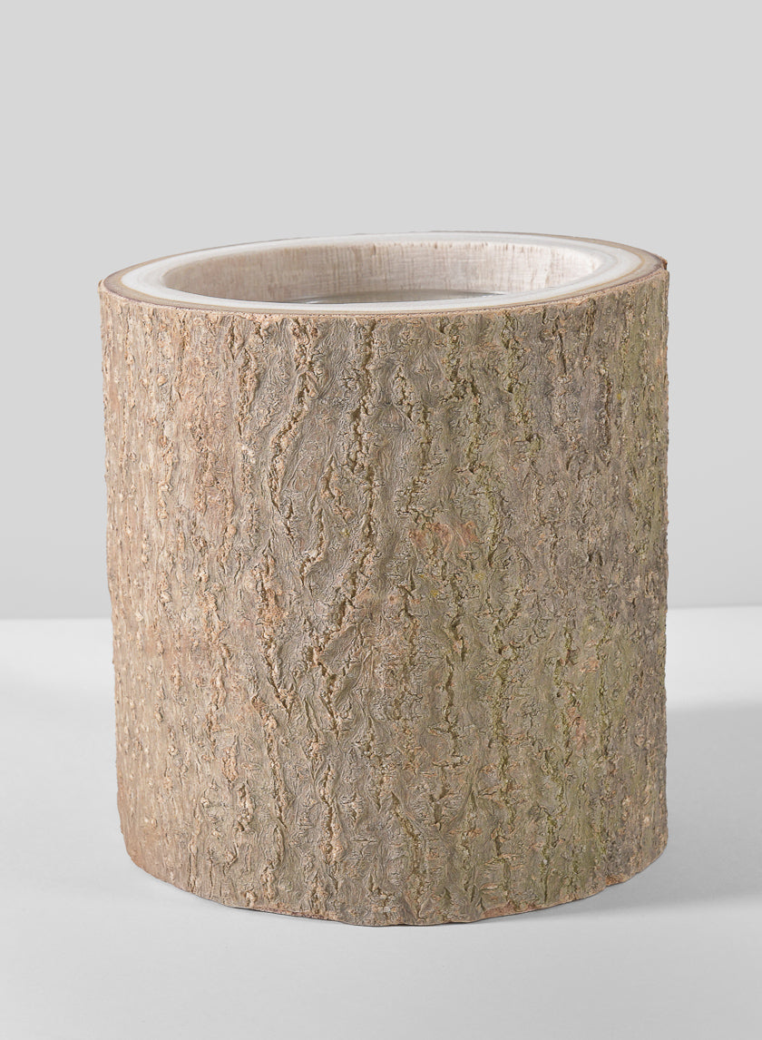 Forest Log Wood Vase Decor Jamaligarden