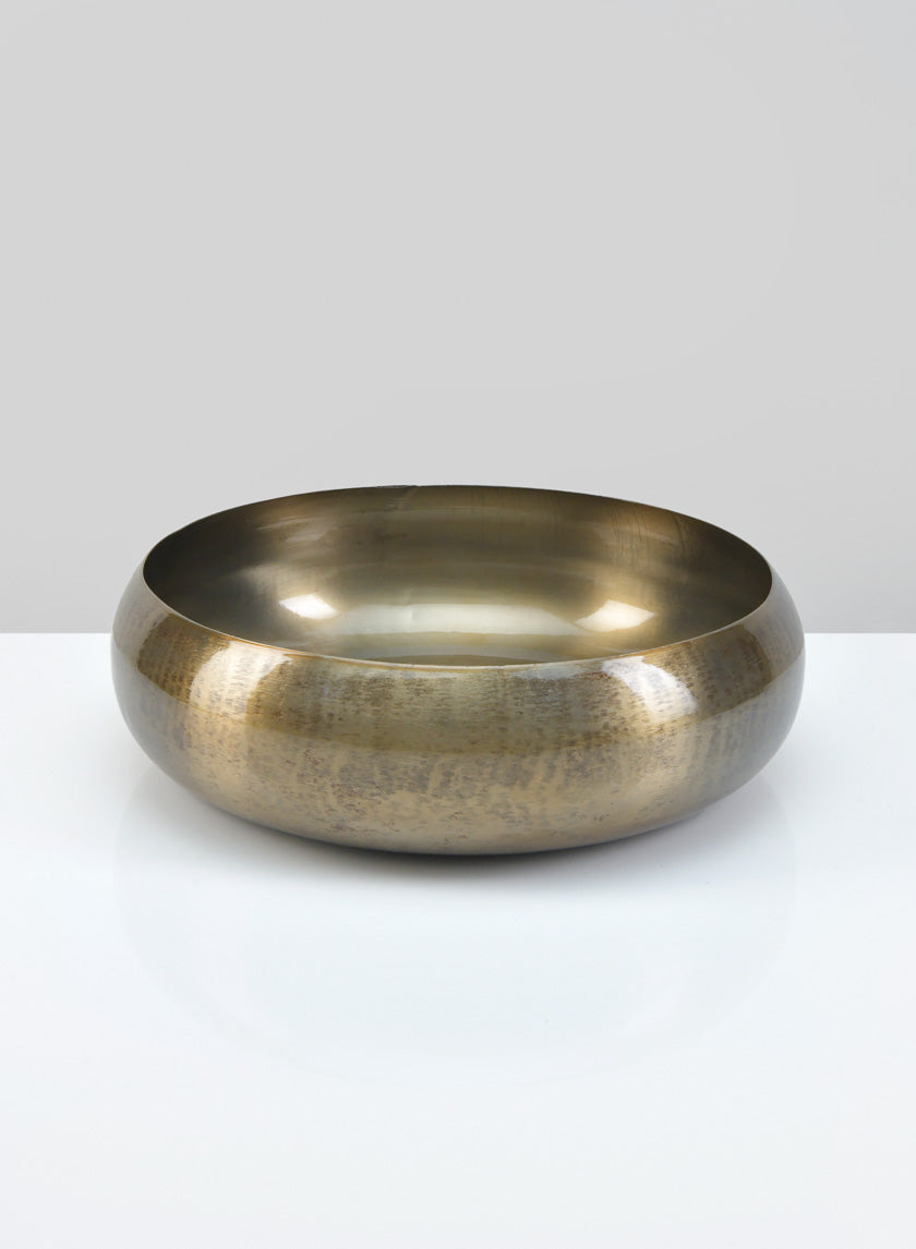 10in Wide Bursa Iron Bowl Decor Jamaligarden