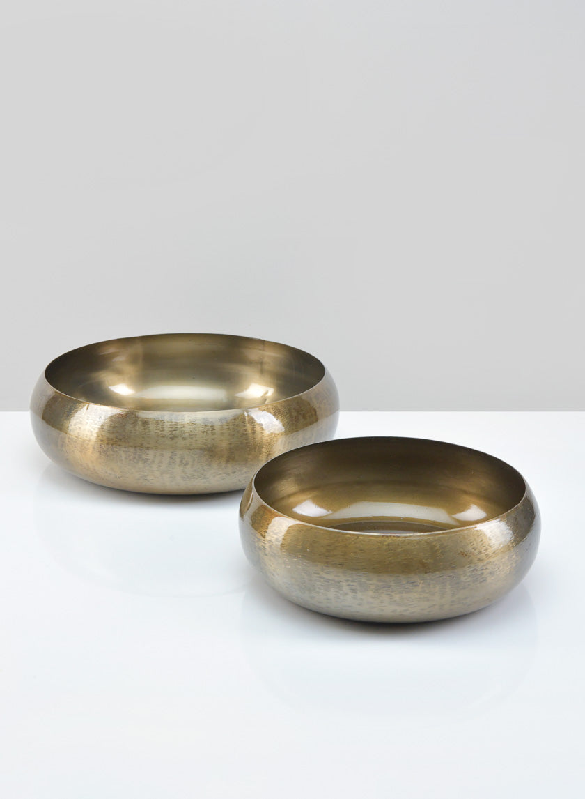 8.5in Wide Bursa Iron Bowl Decor Jamaligarden