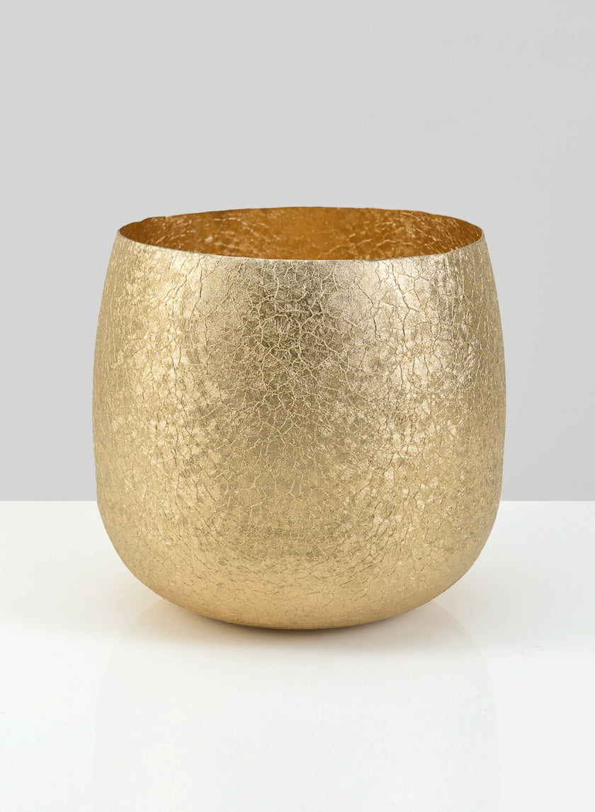 6in Wide Shanti Gold Bowl Decor Jamaligarden