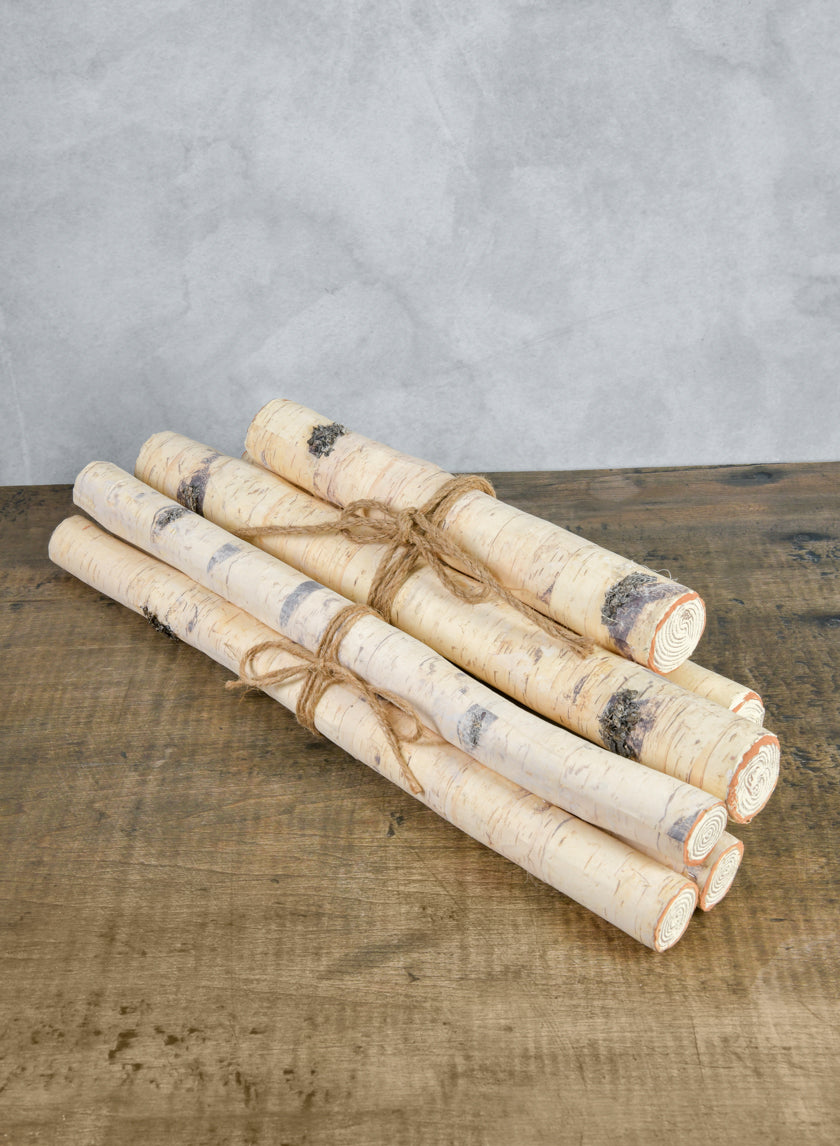 20in Long Artificial Birch Pole Bundle Decor Jamaligarden