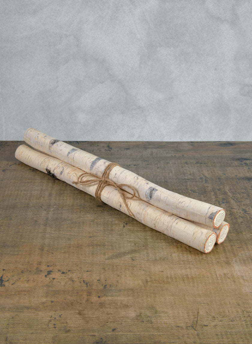 20in Long Artificial Birch Pole Bundle Decor Jamaligarden