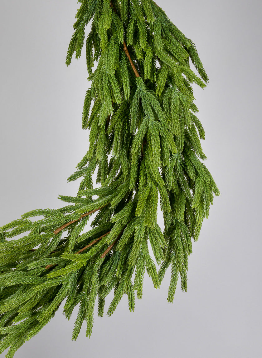 6ft Real Touch Tasmanian Cedar Garland Decor Jamaligarden