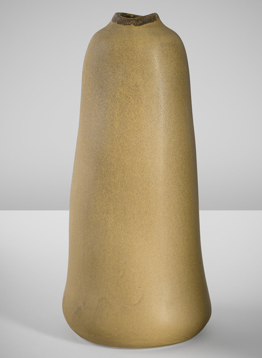 11in Tall Amund Sand Mustard Ceramic Deco Vase Decor Jamaligarden