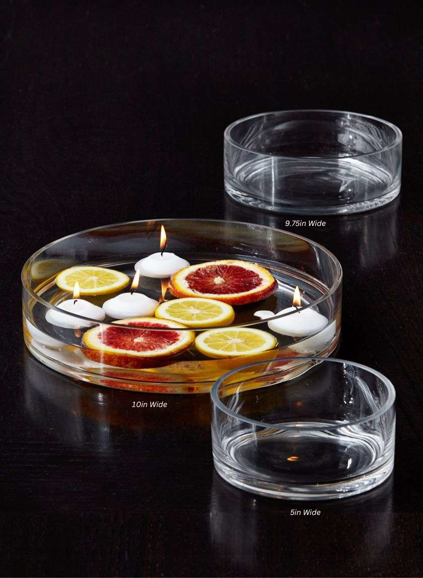 Transparent Glass Bowls Decor Jamaligarden