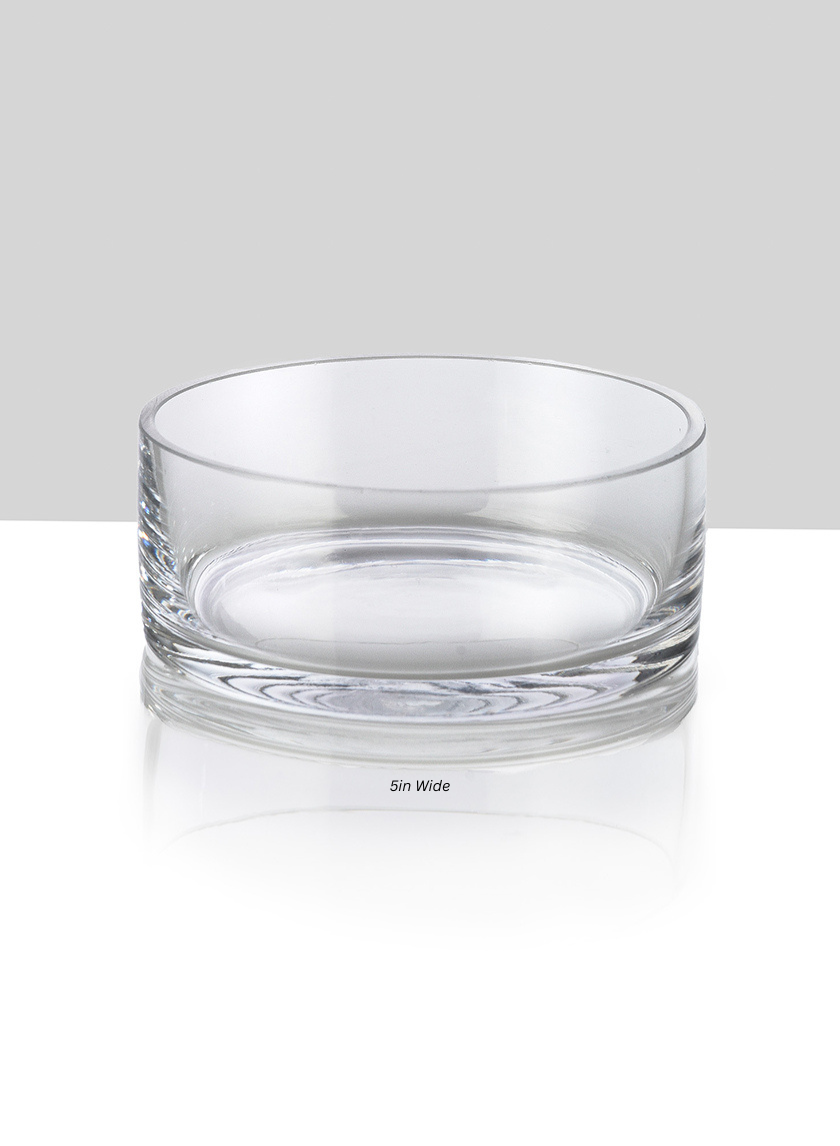 Transparent Glass Bowls Decor Jamaligarden 5in Wide SET OF 2