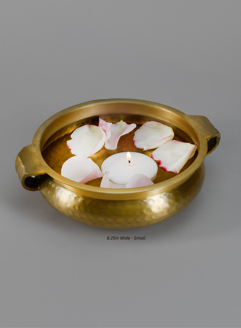 Gold Aluminum Urn Bowls Decor Jamaligarden Gold 8.25in Wide - Small EACH
