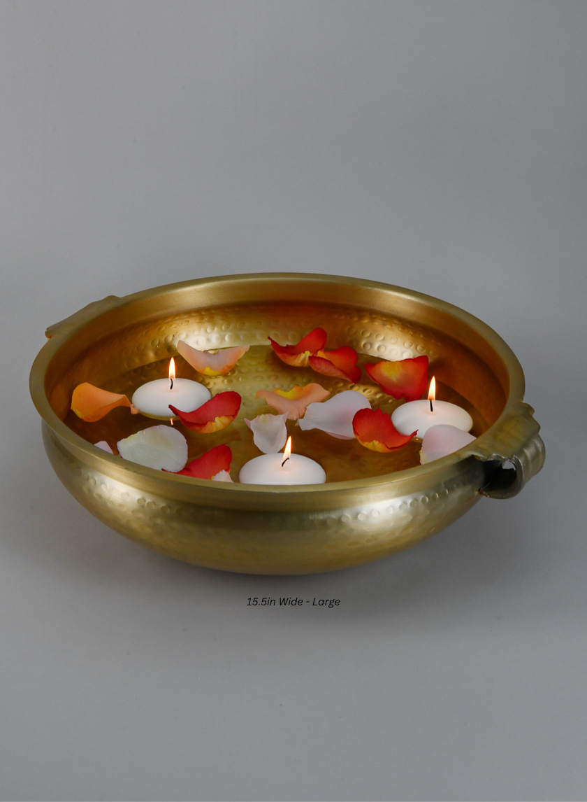 Gold Aluminum Urn Bowls Decor Jamaligarden Gold 15.5in Wide - Large EACH
