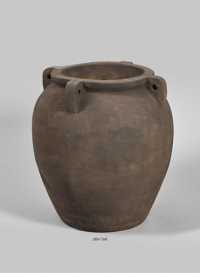 Petra Aged Black Amphora Vase Decor Jamaligarden 16in Tall EACH