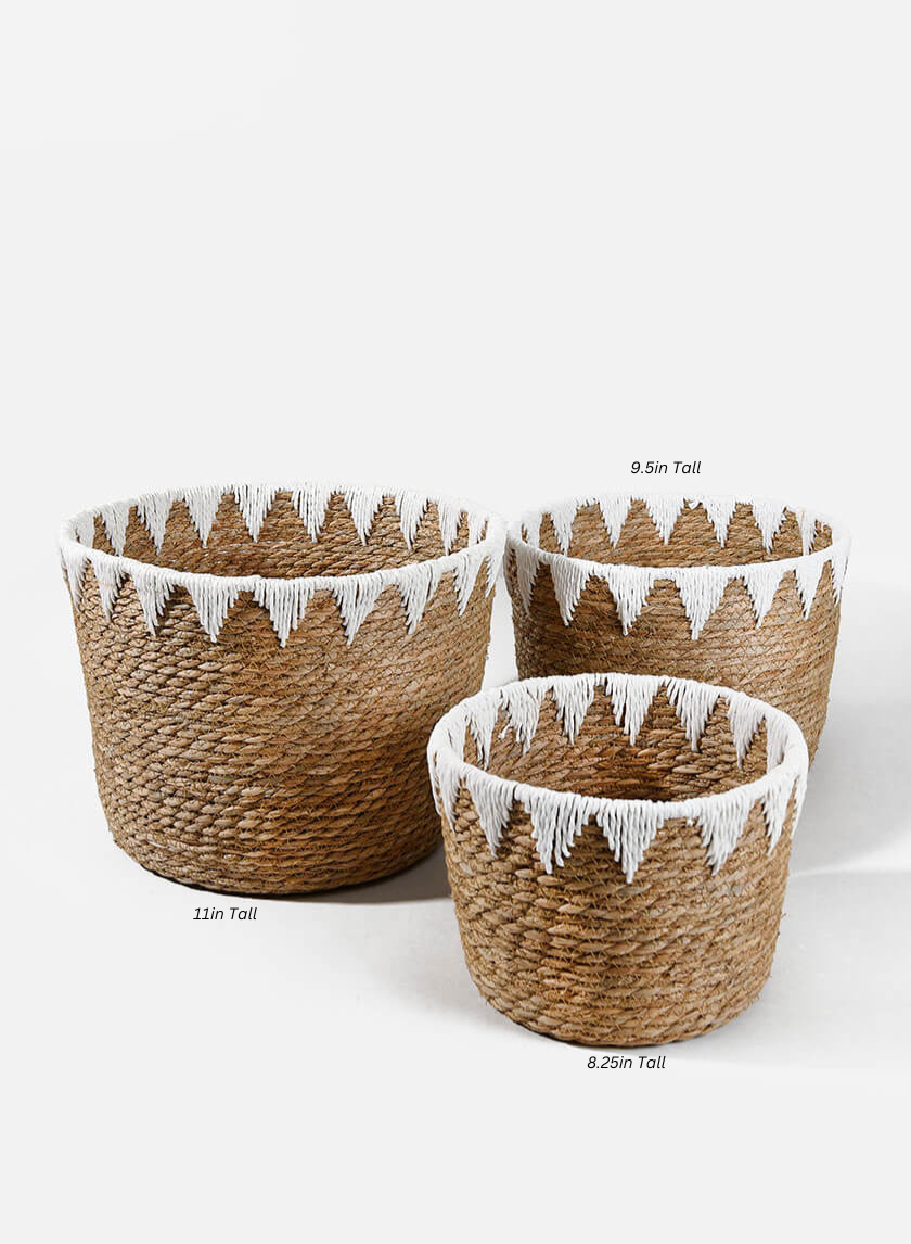Timbuktu Cattails Basket Decor Jamaligarden