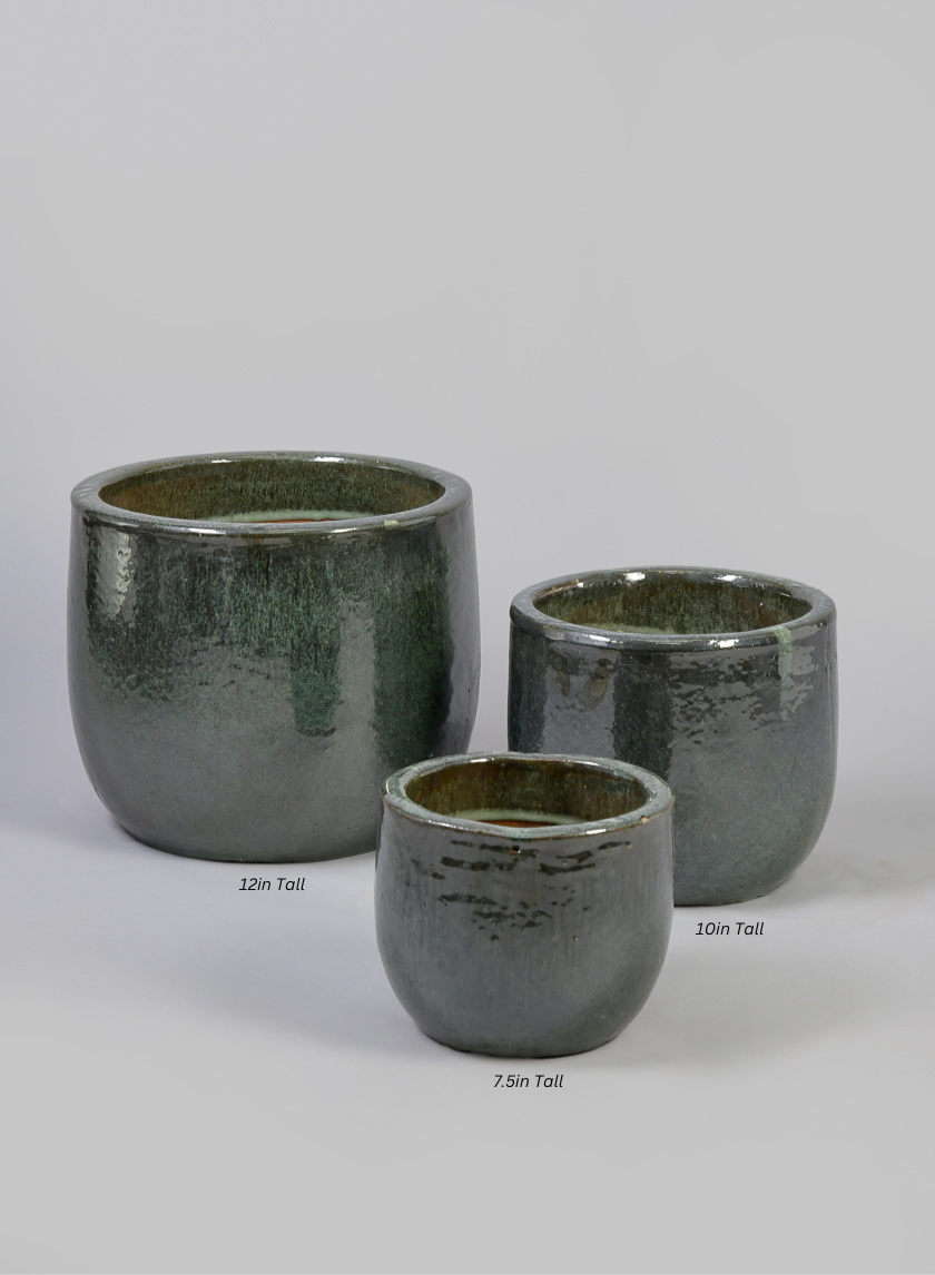 Deck Clay &amp; Ceramic Planters, Bali Jade Decor Jamaligarden
