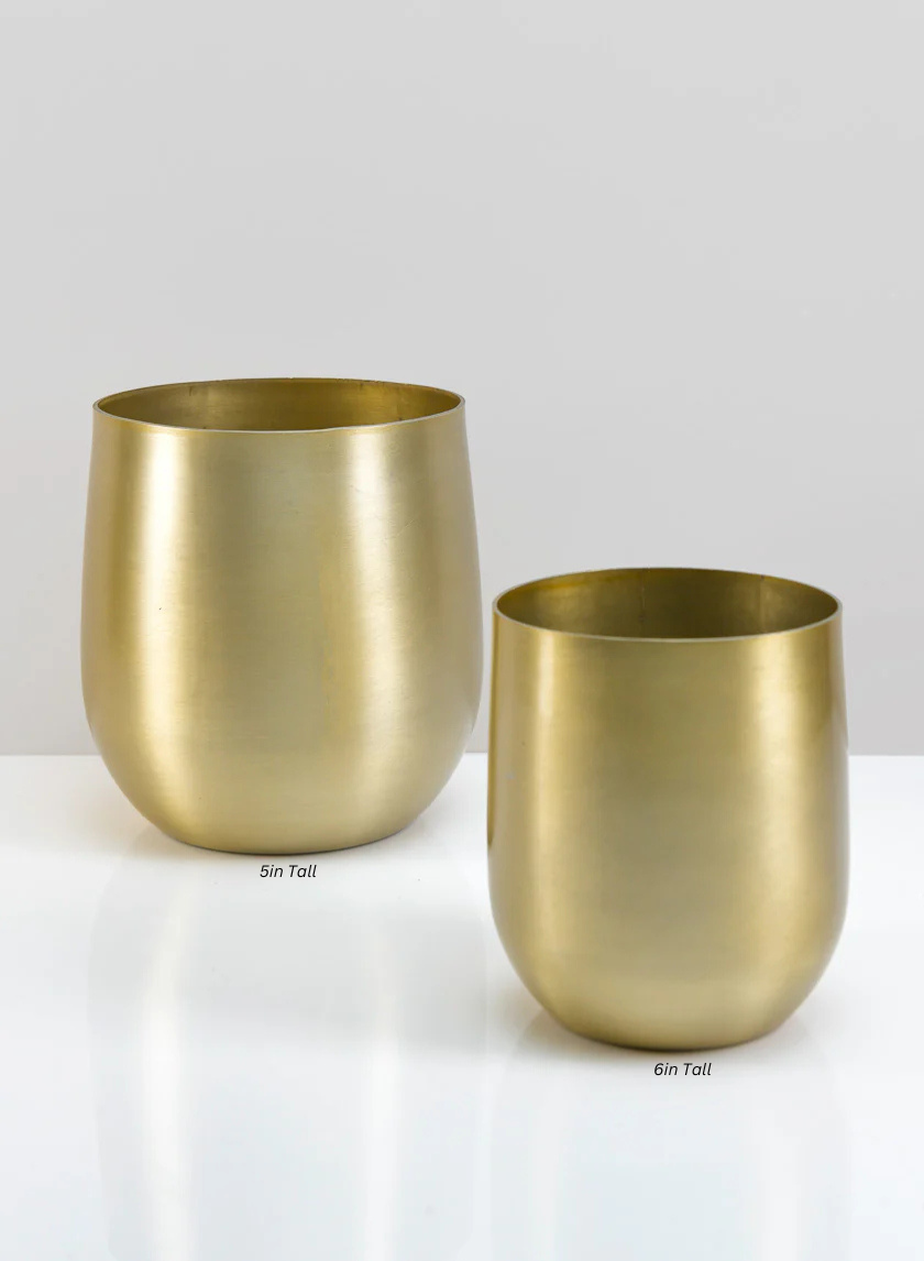 Ragha Brass Look Aluminum Pot Decor Jamaligarden