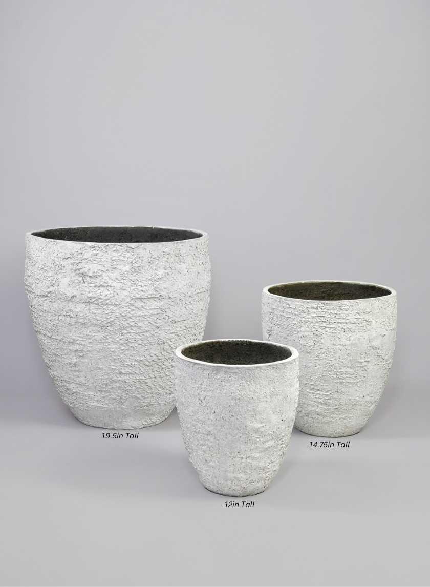 Mesquite Chalk Stone Planter Decor Jamaligarden