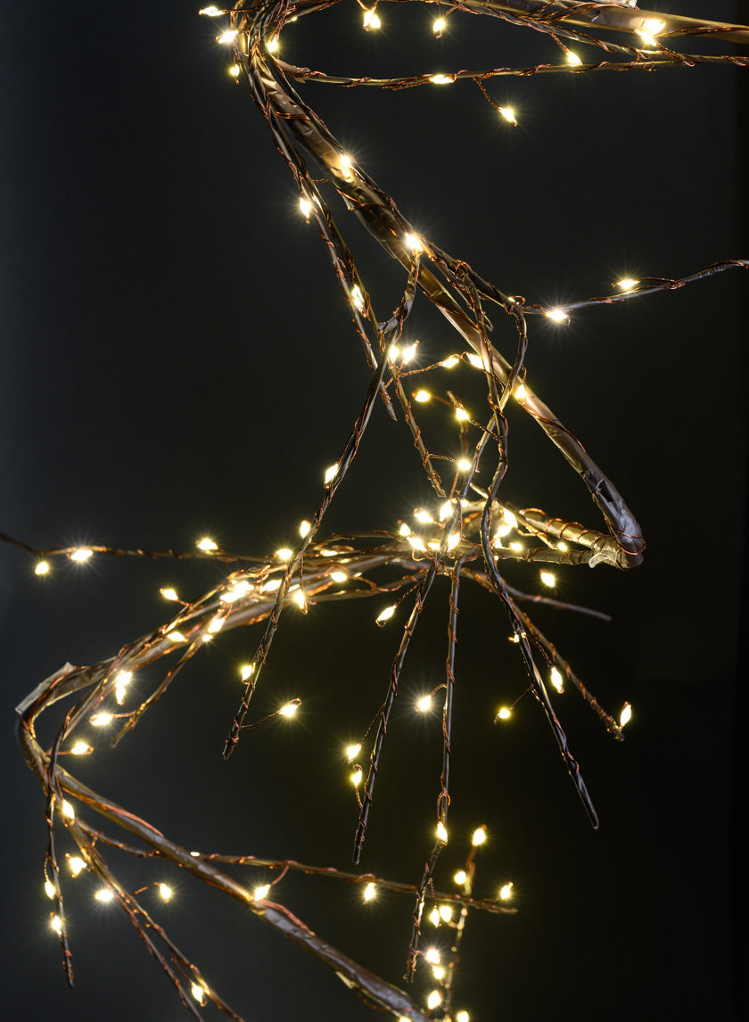 6 Ft Flexible Forest Branch Light, Warm White, Brown Branch Decor Jamaligarden