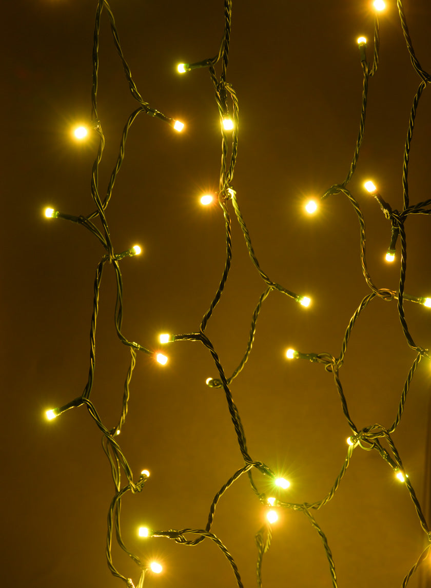 65ft Long 200 LED Remote Controlled All Color Light, Green Cord Decor Jamaligarden