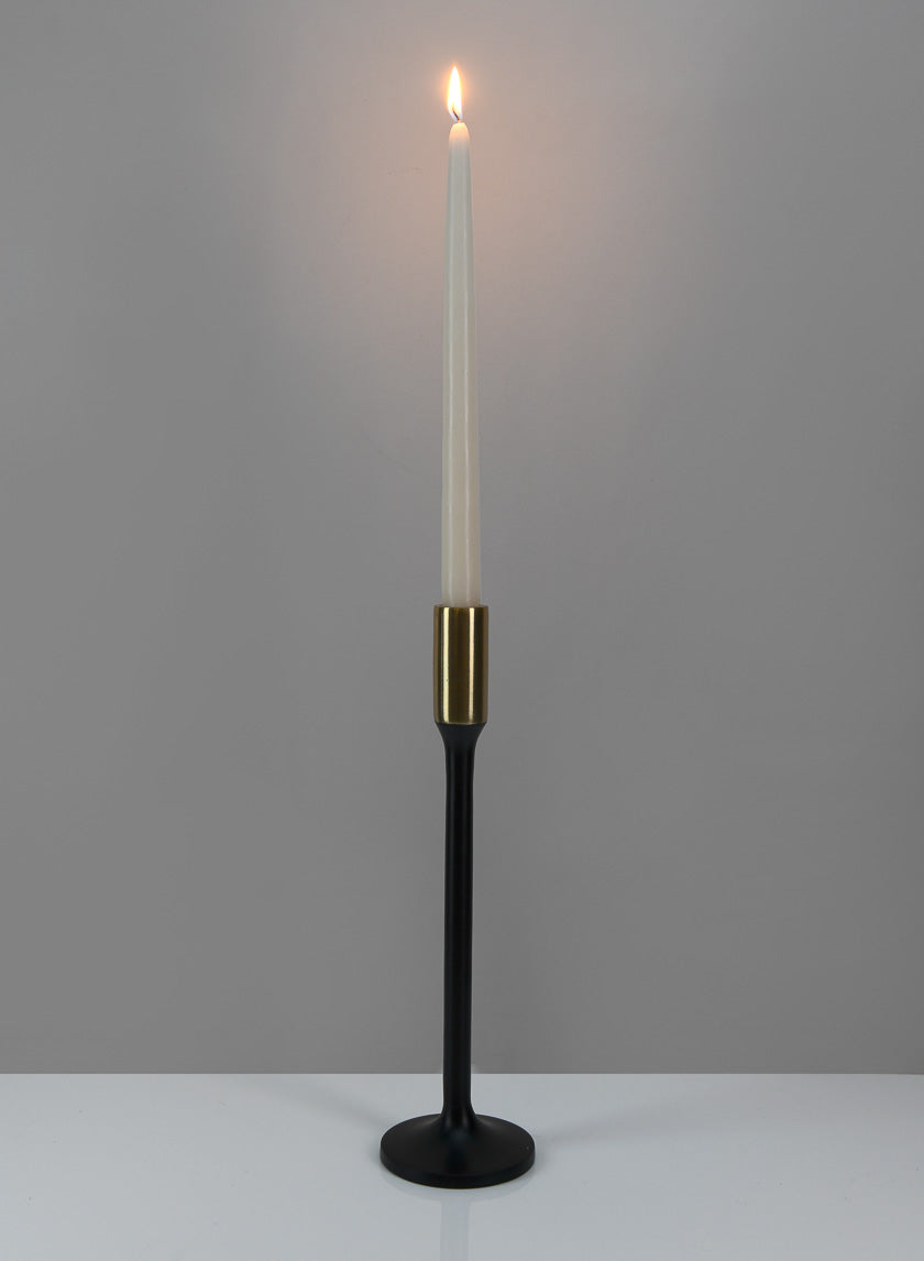Zaragoza Black &amp; Gold Candlestick Decor Jamaligarden
