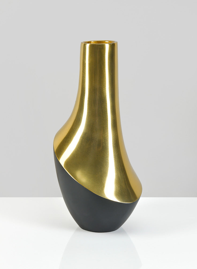 Salamanca Two Tone Steel Vase Decor Jamaligarden