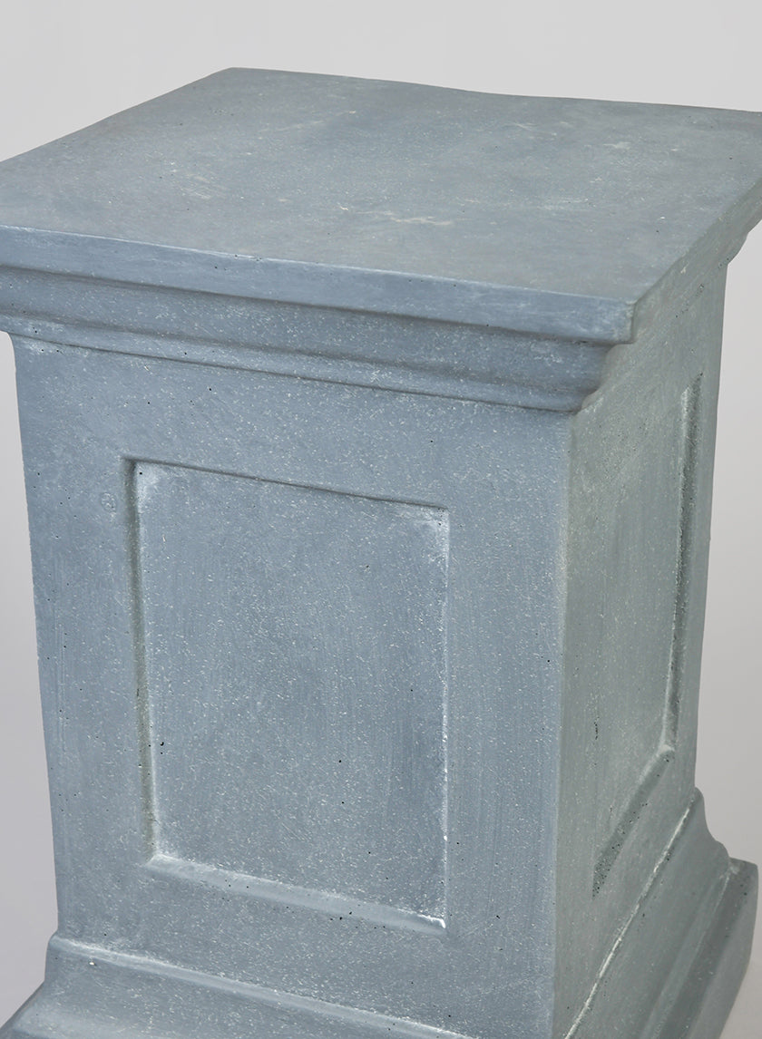 18.5in Tall Zinc Ceramic Pedestal Decor Jamaligarden