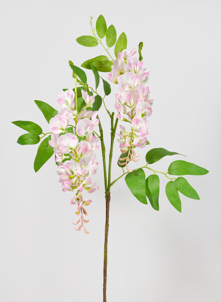 37in Long Pink Wisteria Spray Decor Jamaligarden