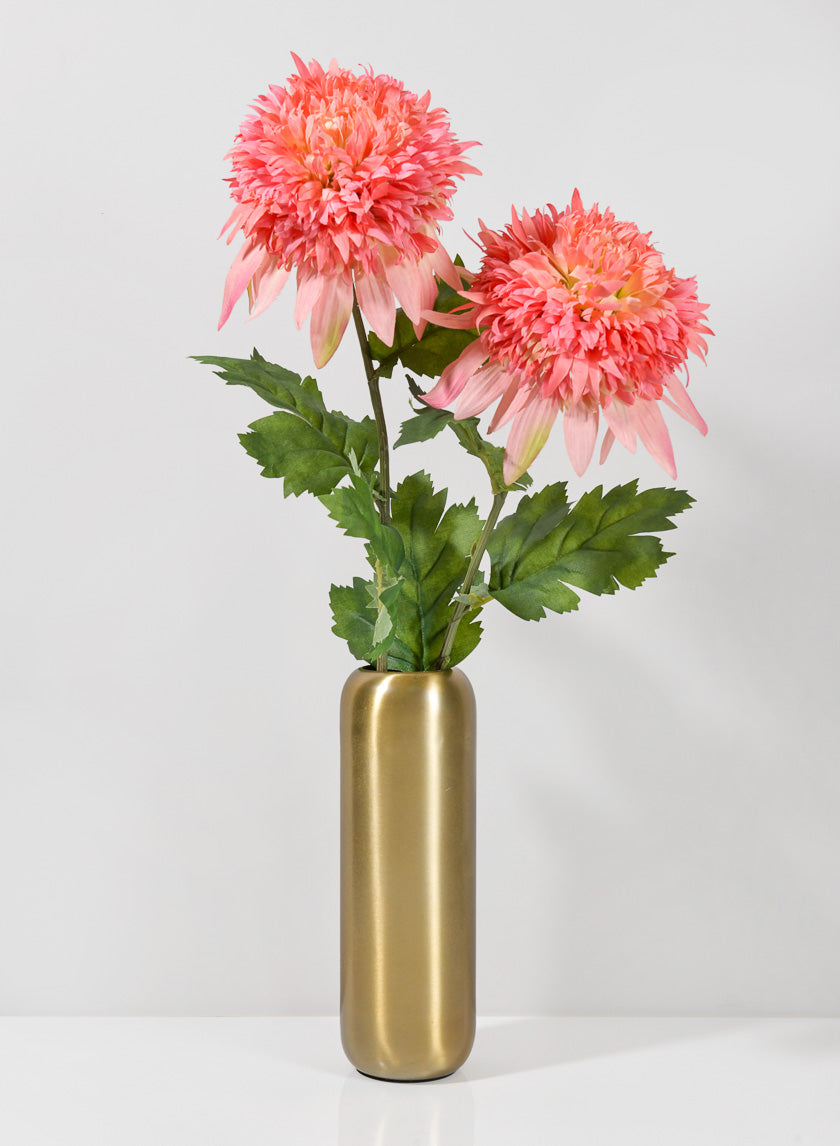 29.5in Long Peach Chrysanthemum Spray Decor Jamaligarden