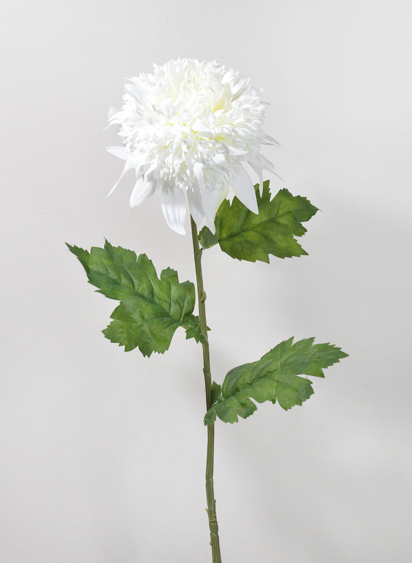 29.5in Long White Chrysanthemum Spray Decor Jamaligarden