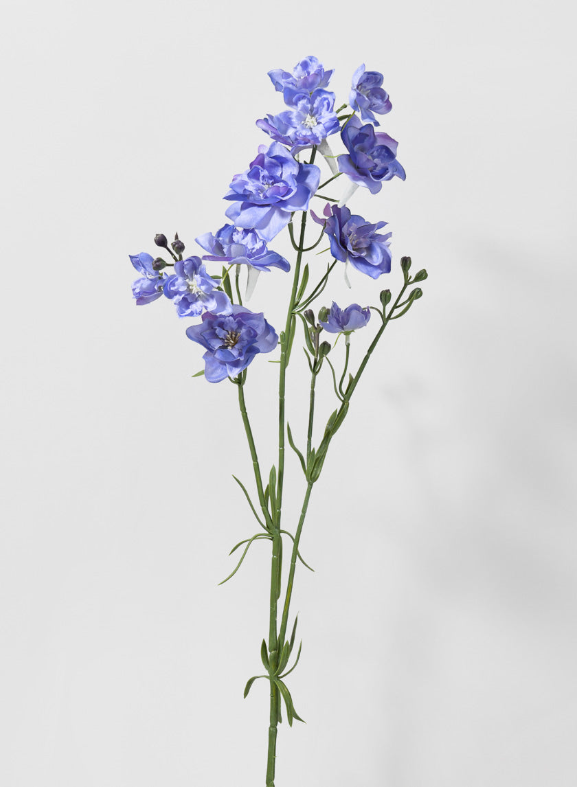 33in Long Blue Purple Bouquet Larkspur Spray Decor Jamaligarden