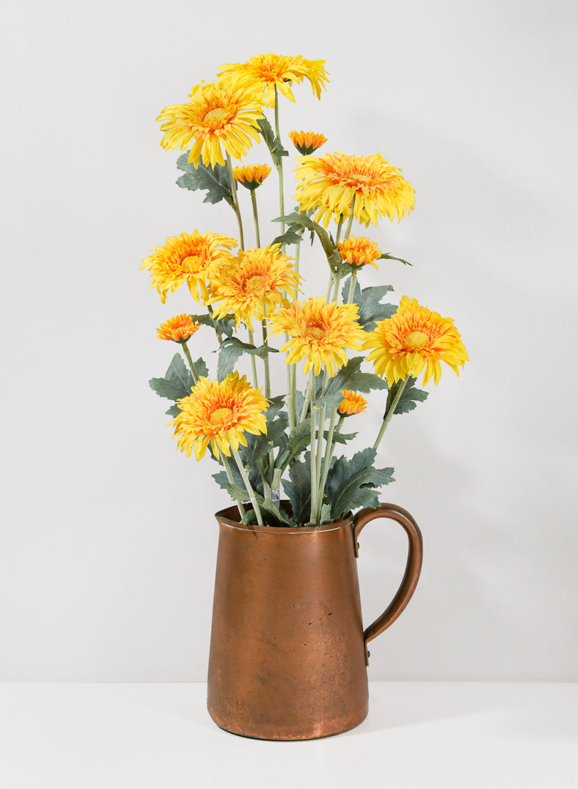 27in Long Yellow Transvaal Daisy Spray Decor Jamaligarden