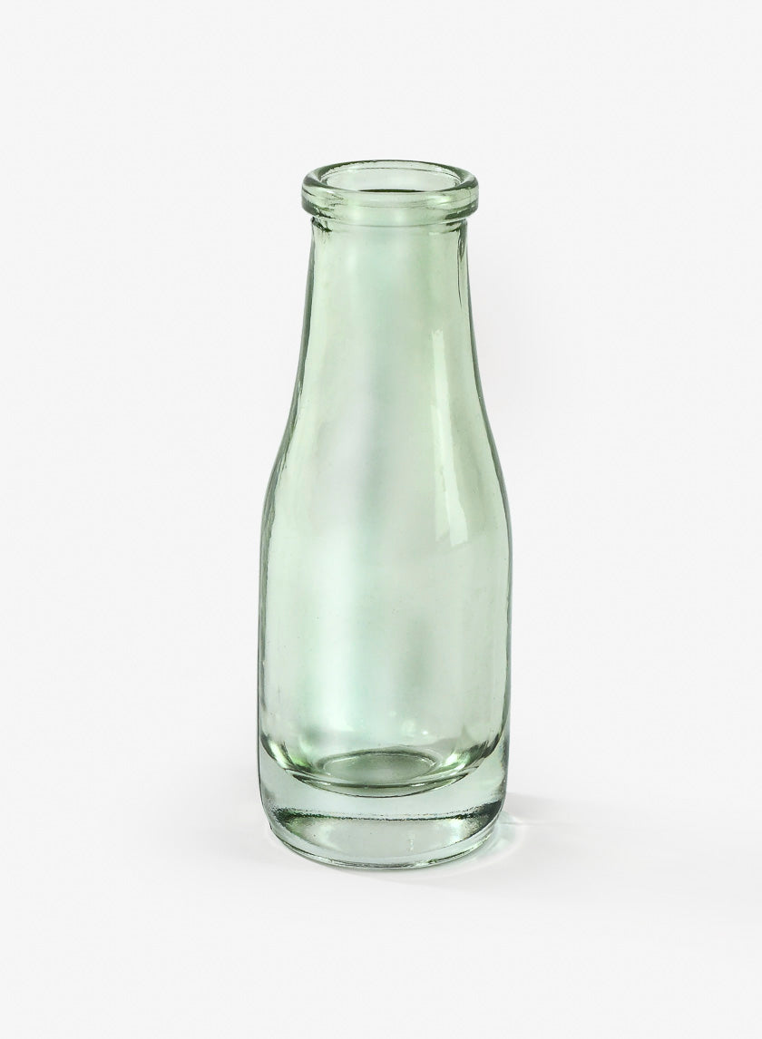 Mexican Green Glass Bud Glass Vases Decor Jamaligarden Green 3.75in Tall SET OF 6