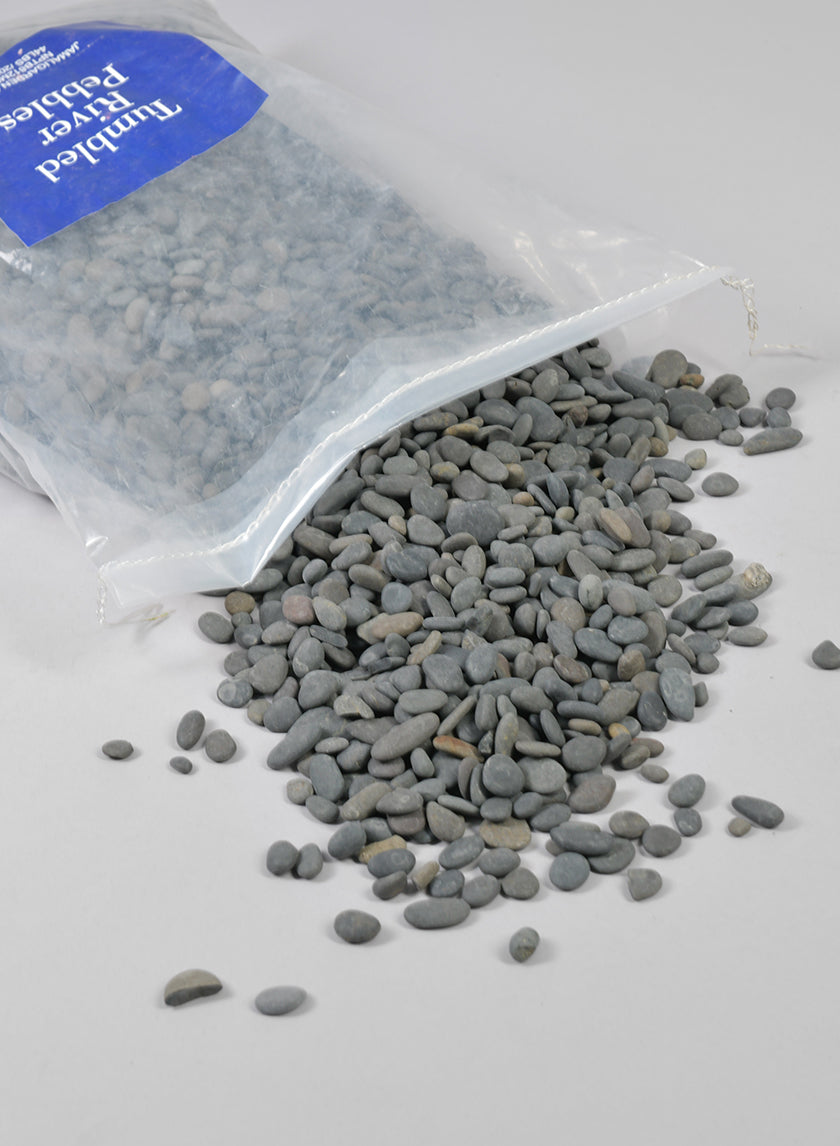 44lbs, Tumbled River Pebbles Decor Jamaligarden