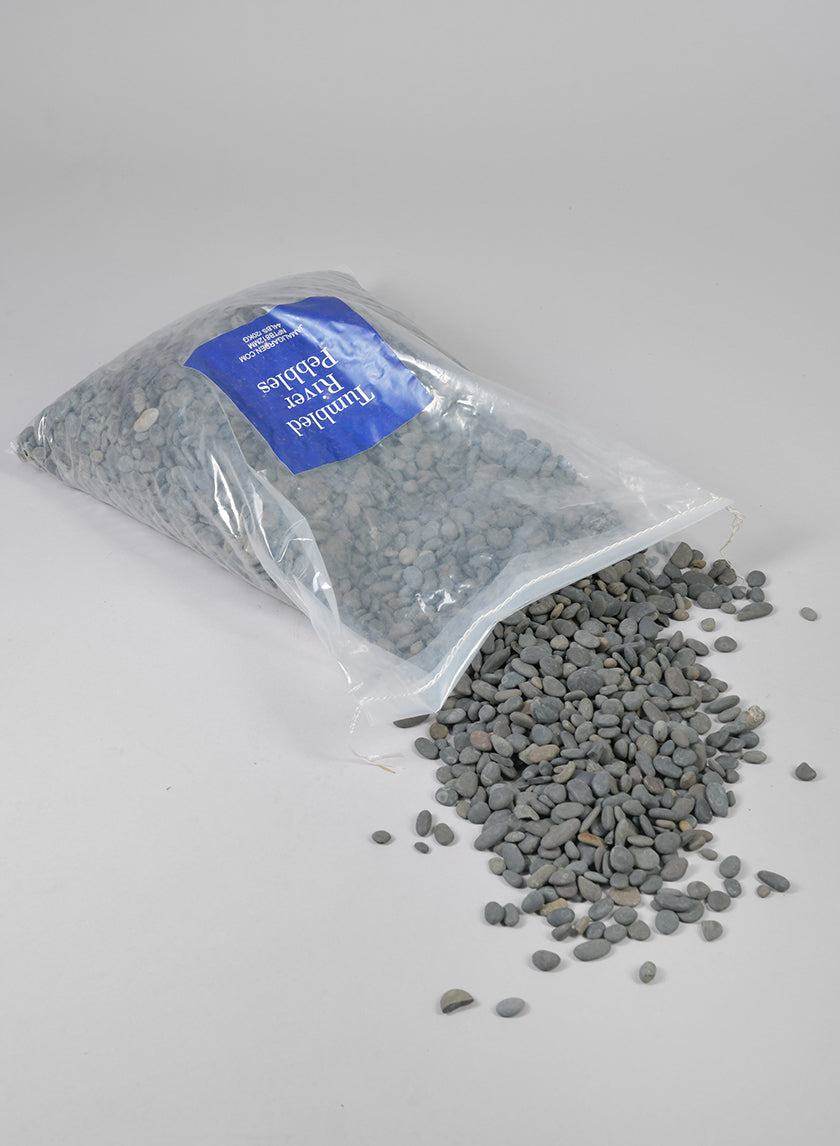 44lbs, Tumbled River Pebbles Decor Jamaligarden