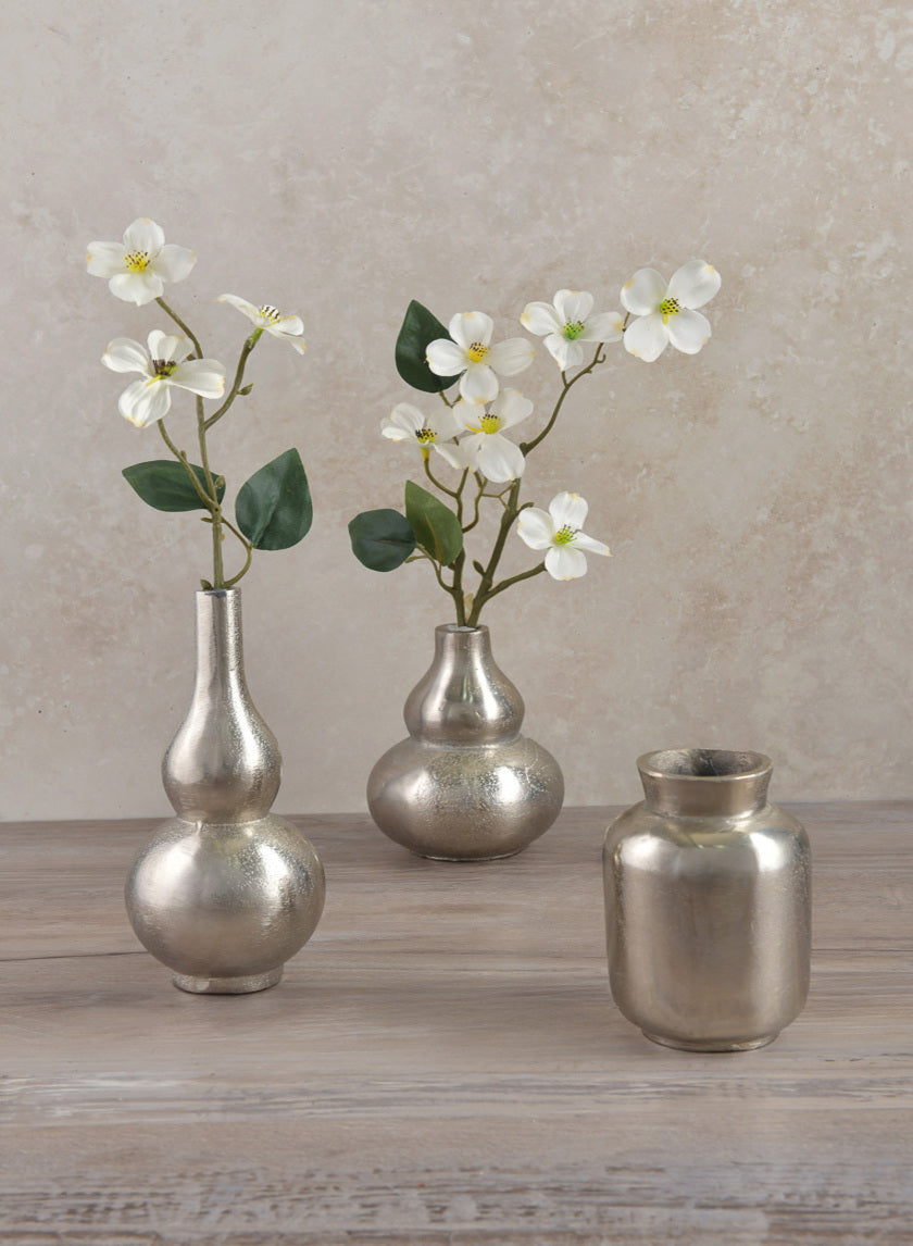 Orseil Deco Mini Vases, Old Silver Decor Jamaligarden