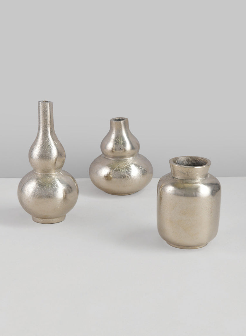 Orseil Deco Mini Vases, Old Silver Decor Jamaligarden