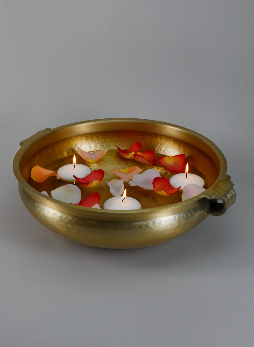 Gold Aluminum Urn Bowls Decor Jamaligarden Gold 15.5in Wide EACH