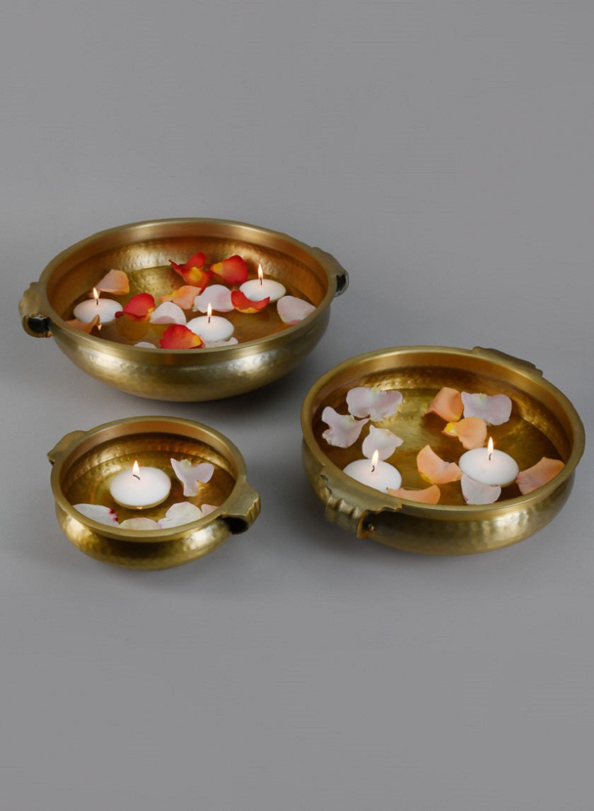 Gold Aluminum Urn Bowls Decor Jamaligarden
