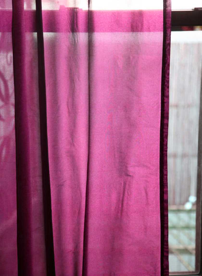 90 &amp; 102in Pink Organza Curtain Panel Decor Jamaligarden