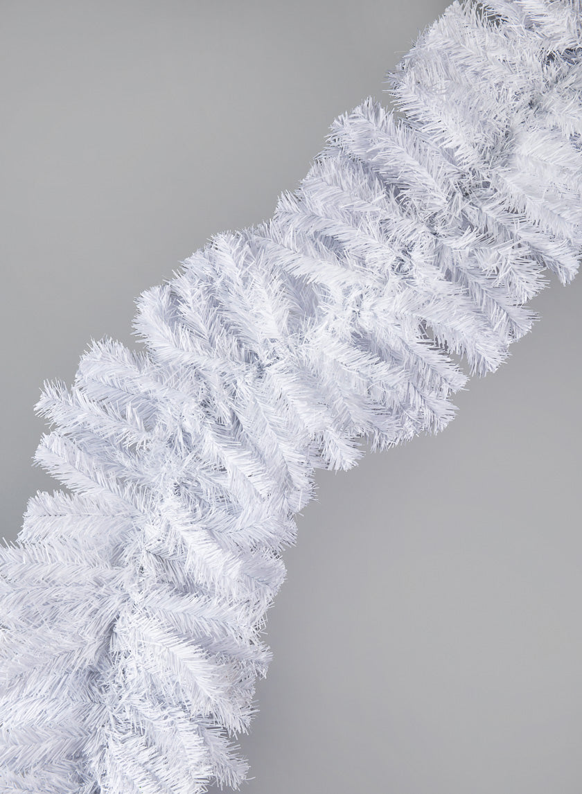 9ft Long White Pine Garland Decor Jamaligarden